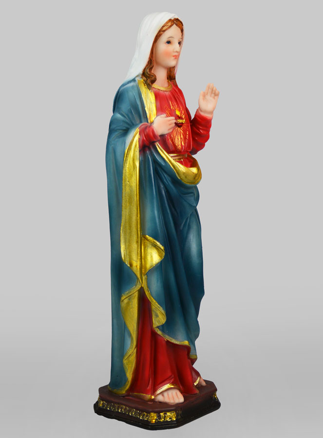 Statue Sacré-Coeur de Marie - 40cm (pic 3)