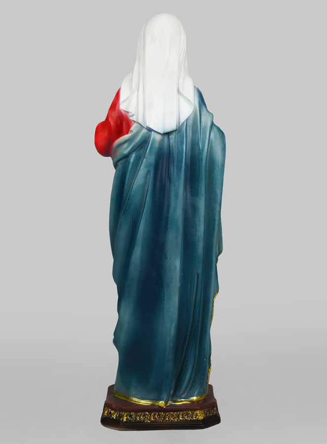 Statue Sacré-Coeur de Marie - 40cm (pic 4)