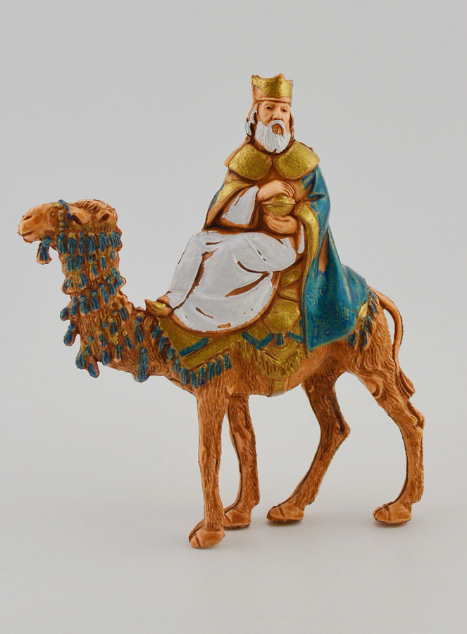 Santons Rois Mages sur Chameau - 6 cm (pic 3)