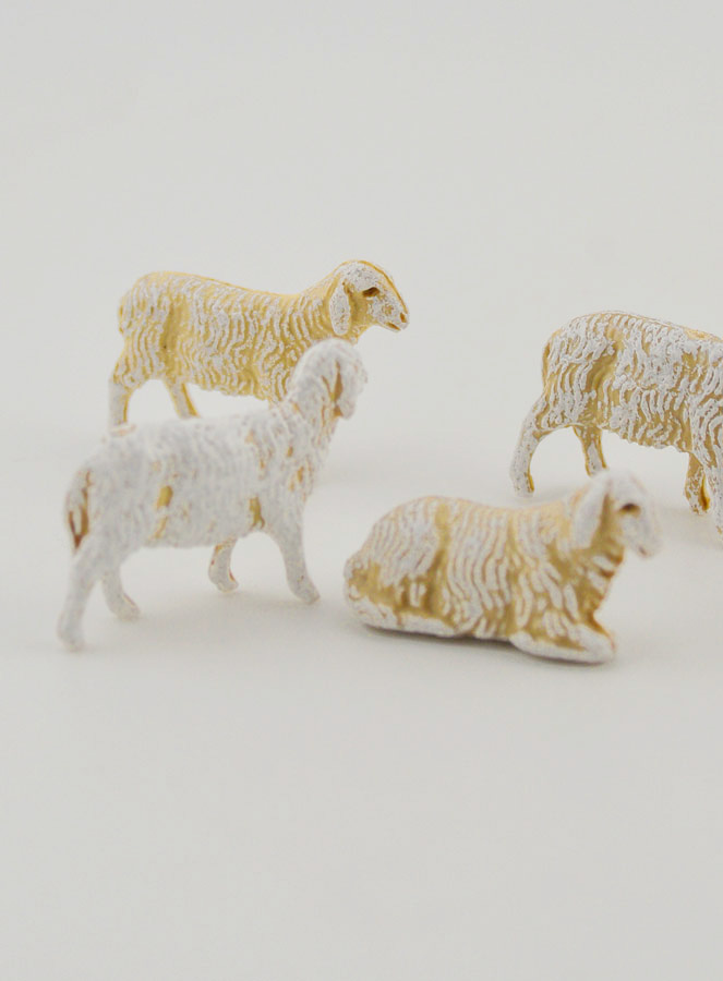 Santons Troupeau de Moutons - 3 cm (pic 2)