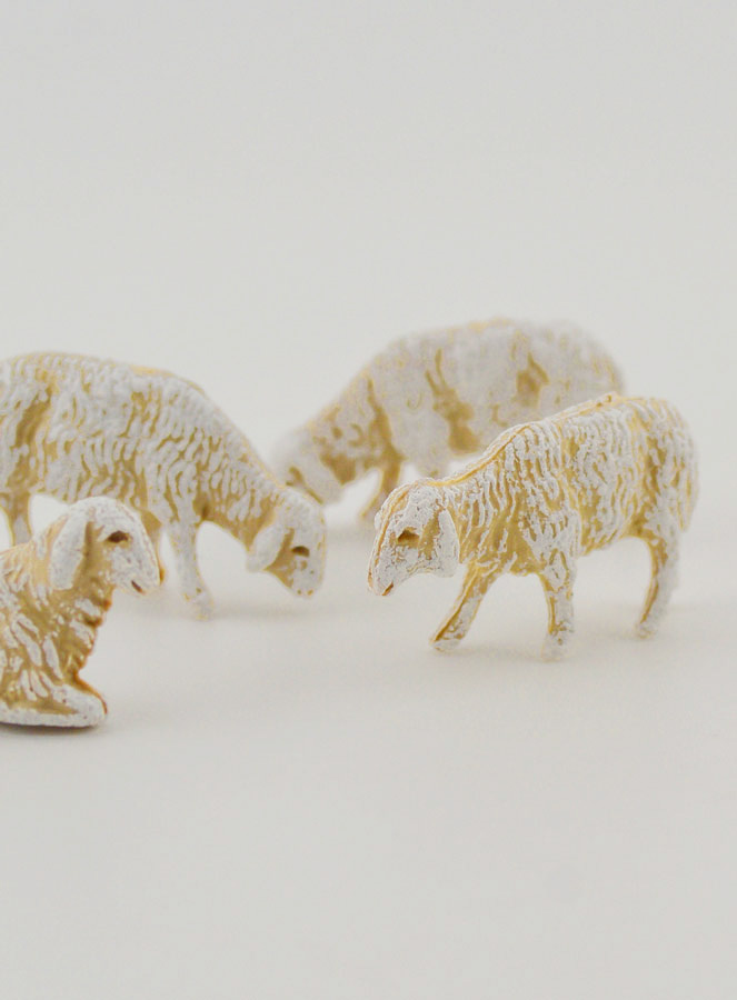 Santons Troupeau de Moutons - 3 cm (pic 3)