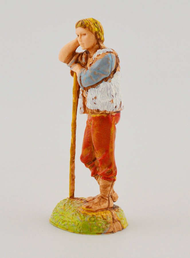 Santon Jeune Berger et son Bâton - 6 cm (pic 2)