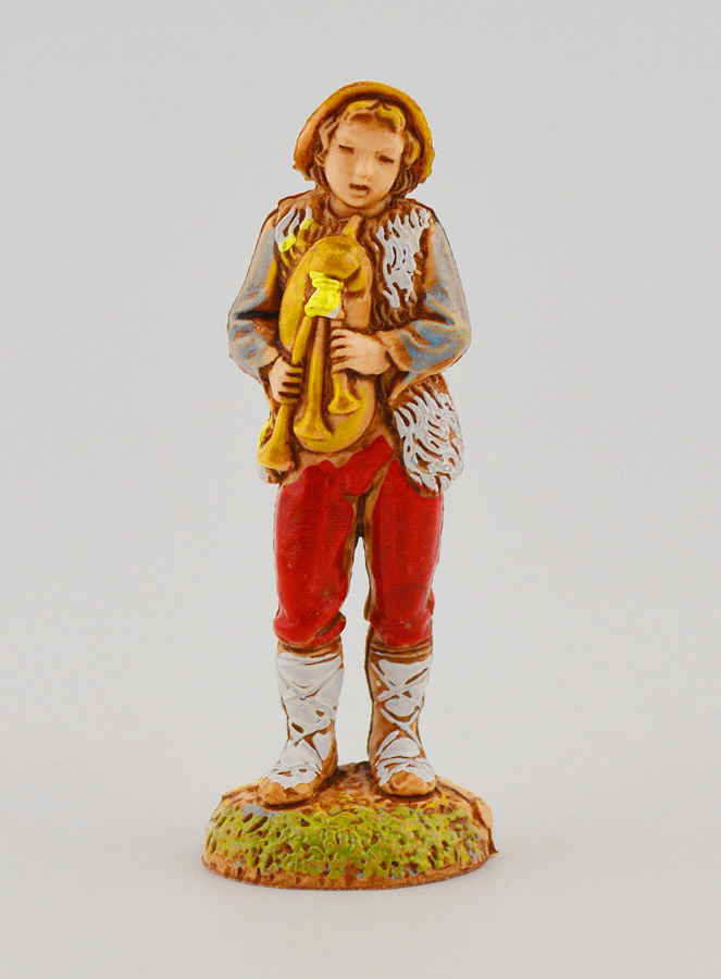 Santon Musicien Joueur de Cornemuse - 6 cm (pic 1)