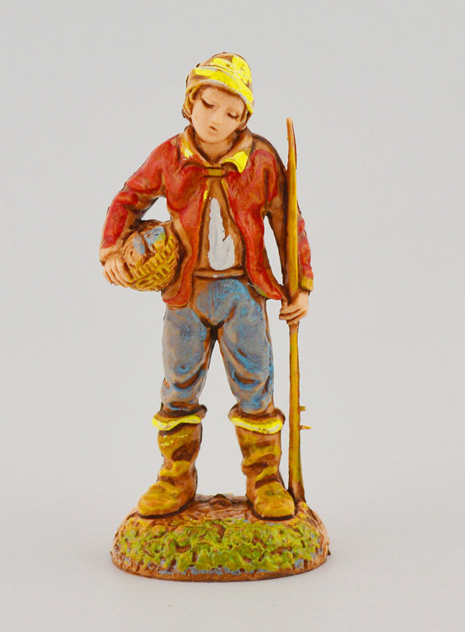 Santon Pêcheur et sa Pêche - 6 cm (pic 1)