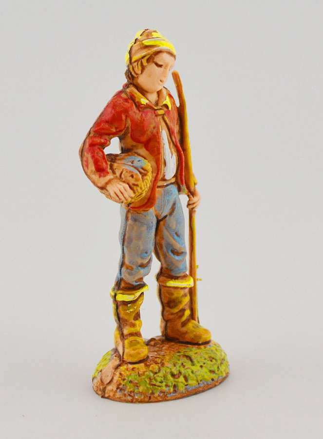Santon Pêcheur et sa Pêche - 6 cm (pic 3)