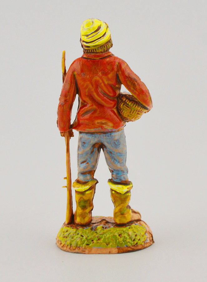 Santon Pêcheur et sa Pêche - 6 cm (pic 4)
