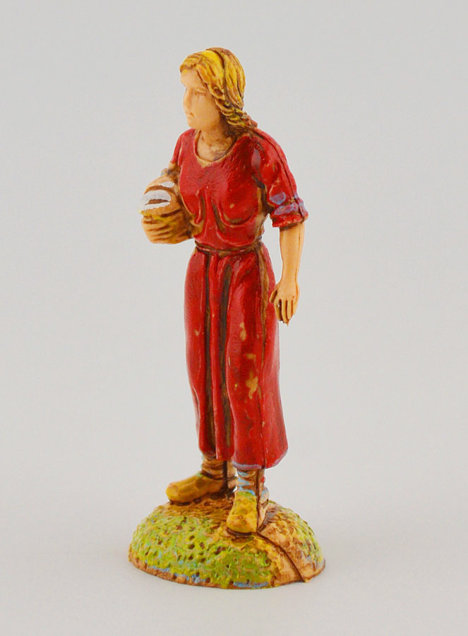 Santon Femme avec Panier - 6 cm (pic 2)