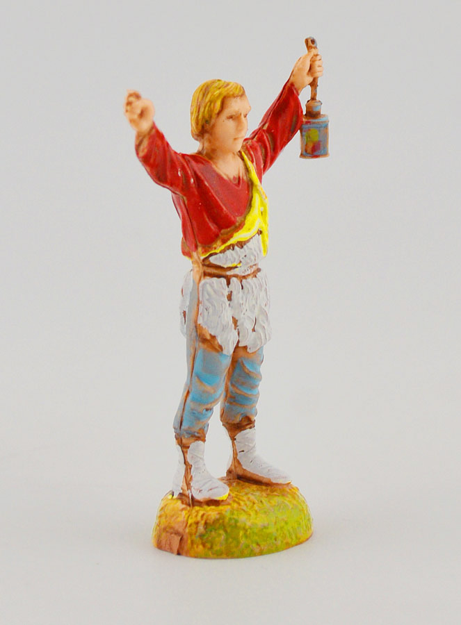 Santon Berger à la Lanterne - 6 cm (pic 3)