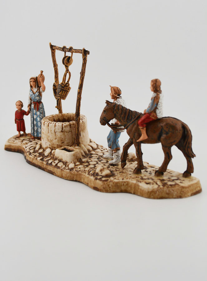 Santon Scène du Puits - 6 cm (pic 2)