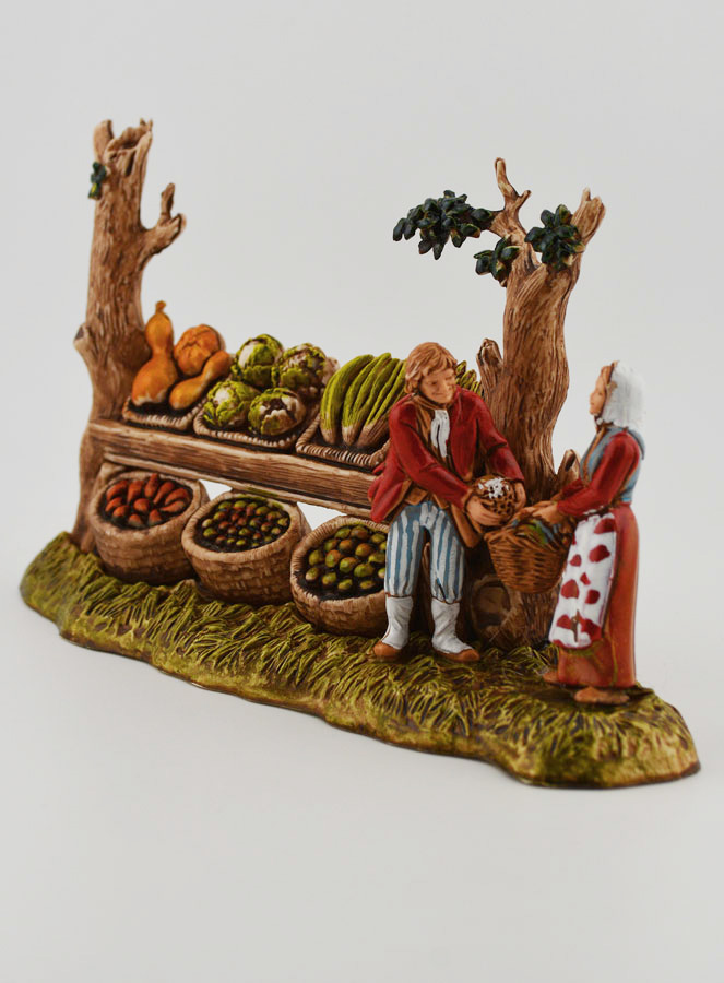 Santon - Primeur et son Étal - 6cm (pic 3)