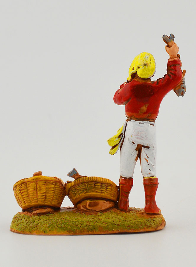 Santon Vendeur de Poisson  - 6 cm (pic 4)