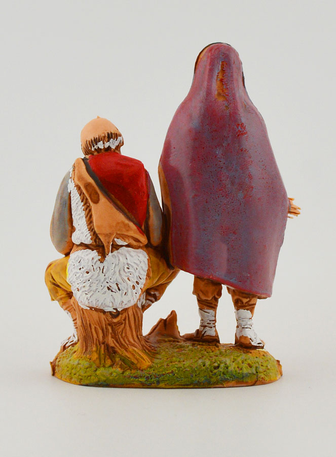 Santon Vieux Mendiants - 6 cm (pic 4)