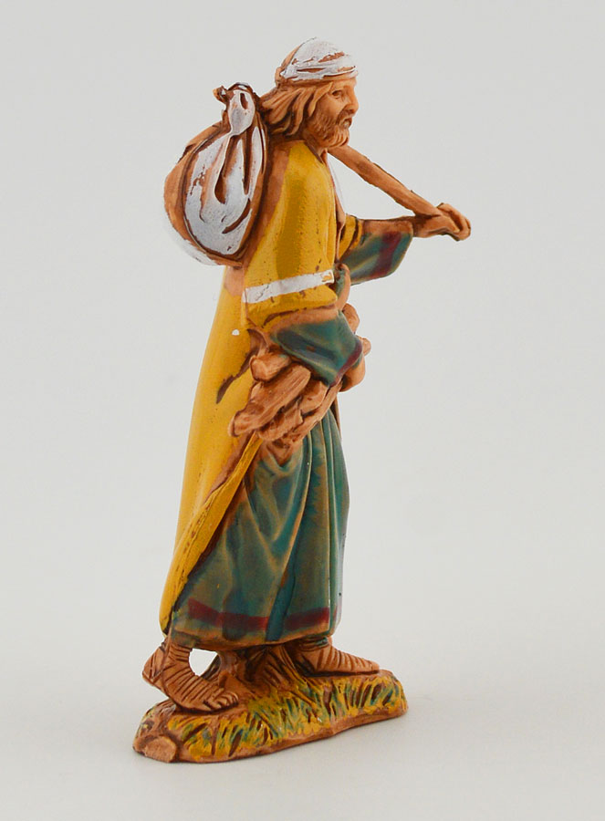 Santon Voyageur Ramasseur de Bois - 6 cm (pic 3)