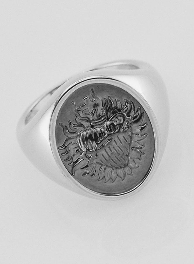 Bague Chevalière Ex-Voto - Taille 54 (pic 1)