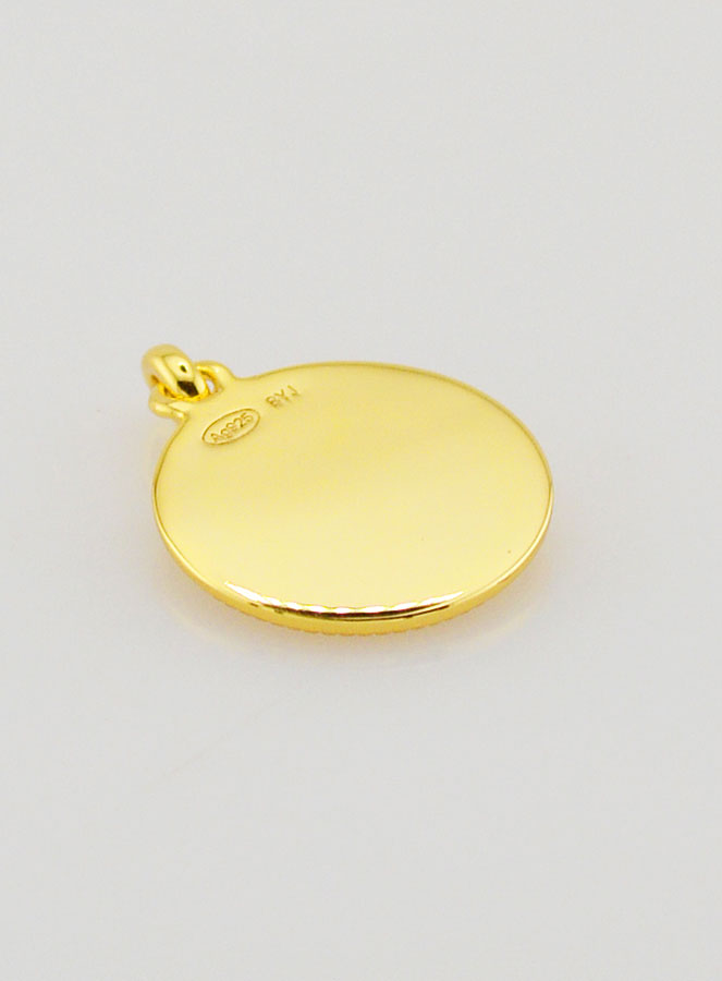 Médaille de Baptême Ange Gardien - 12mm (pic 4)