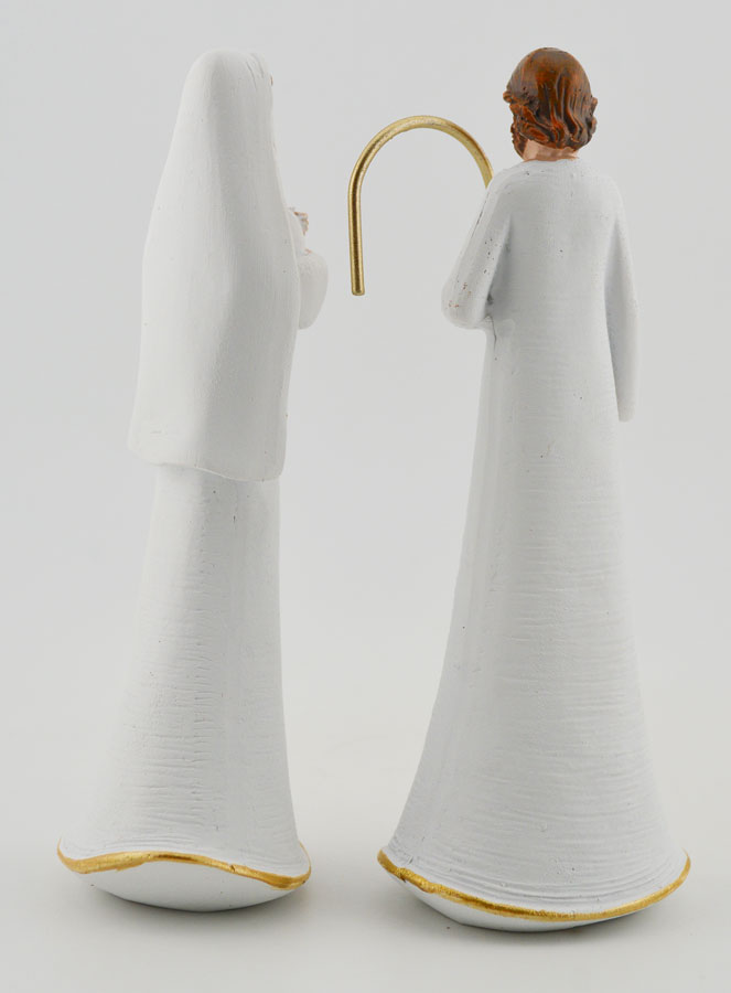 Sainte Famille Moderne Blanc & Or - 12cm (pic 4)
