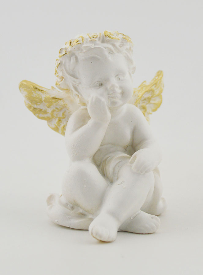 Lot de 3 Petits Anges Assortis - 6cm (pic 2)