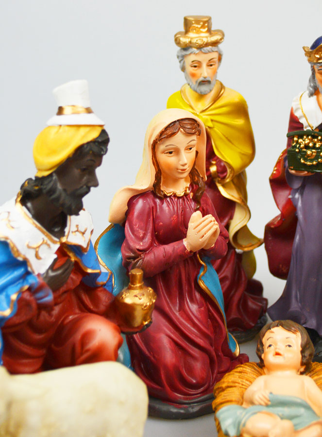 Crèche de Noël 8 Santons - 20cm (pic 3)