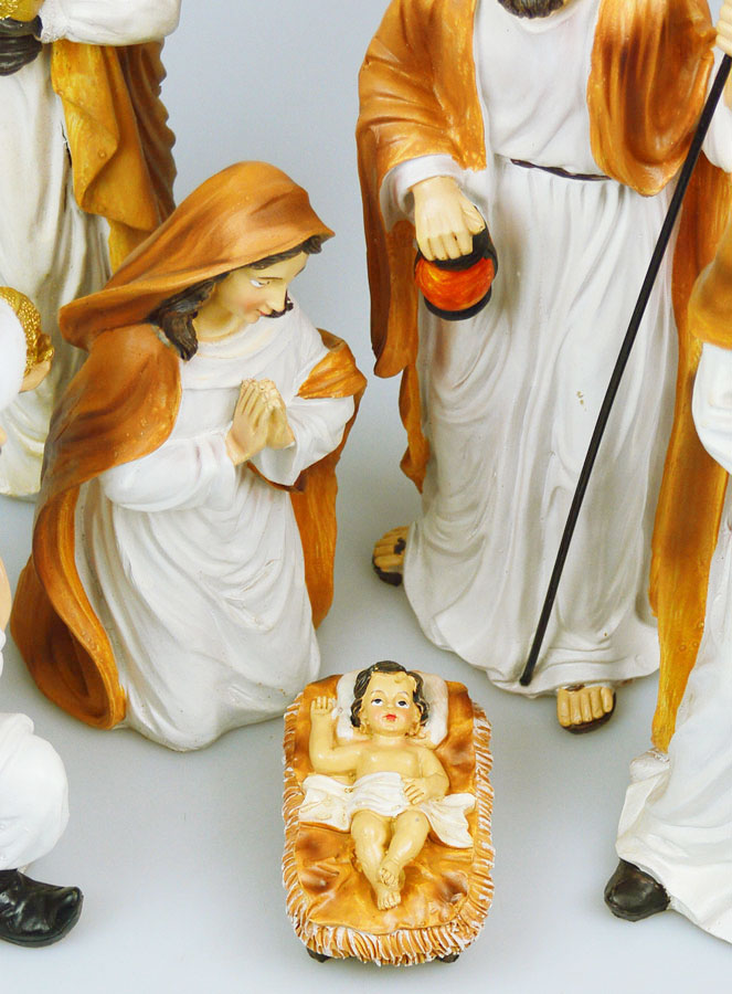 Crèche de Noël 6 Santons - 33cm (pic 2)