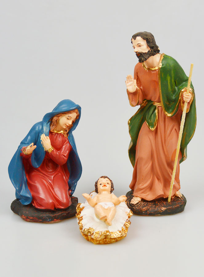 Crèche de Noël Santons Nativité - 19cm (pic 1)