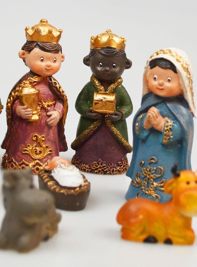 Crèche de Noël 8 Santons - 8cm (pic 4)