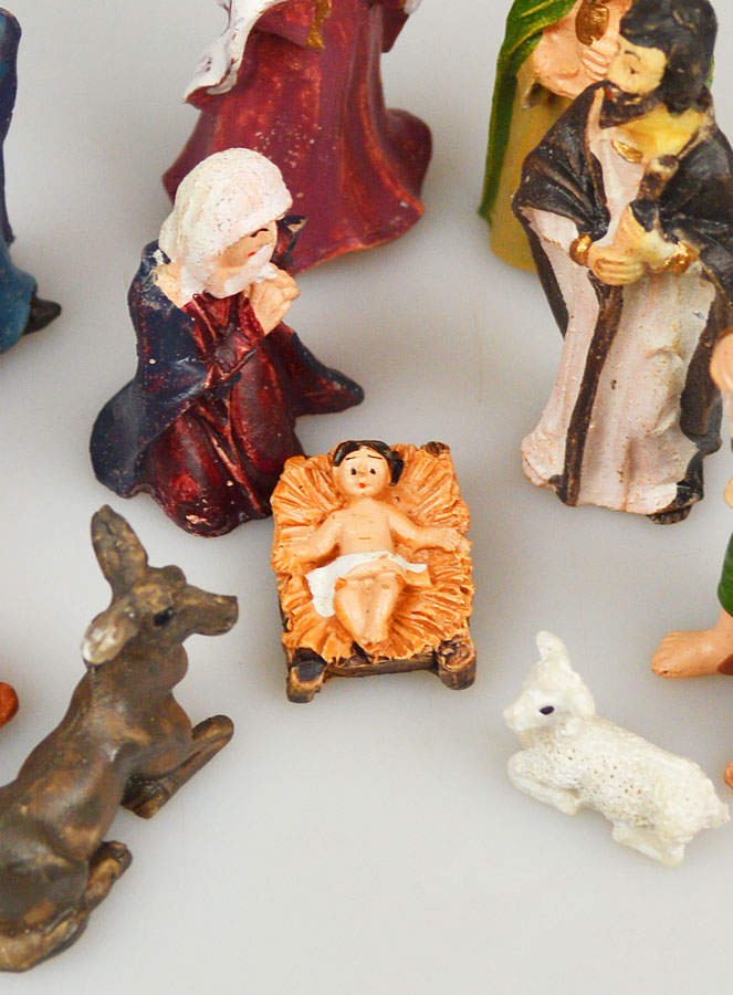 Crèche de Noël Scène 11 Santons - 7,5cm (pic 2)