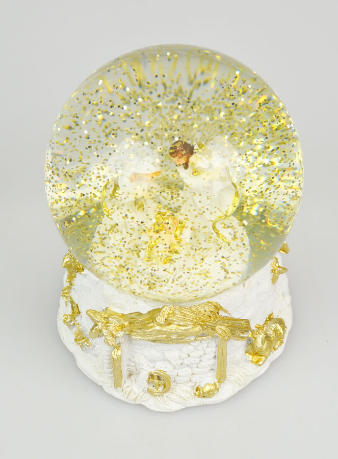 Boule de Noël en Verre 10cm - Nativité (pic 2)