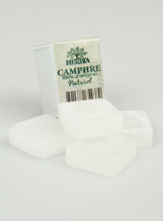 Camphre Naturel en Cube Label Ecocert - 18g (pic 2)