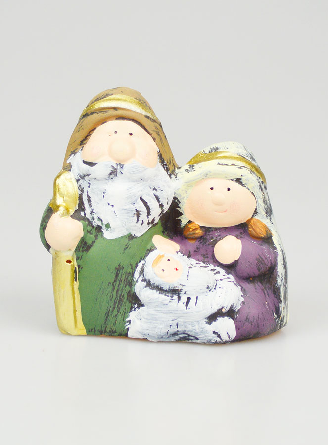 Crèche Nativité de Noël - 7,5cm (pic 1)