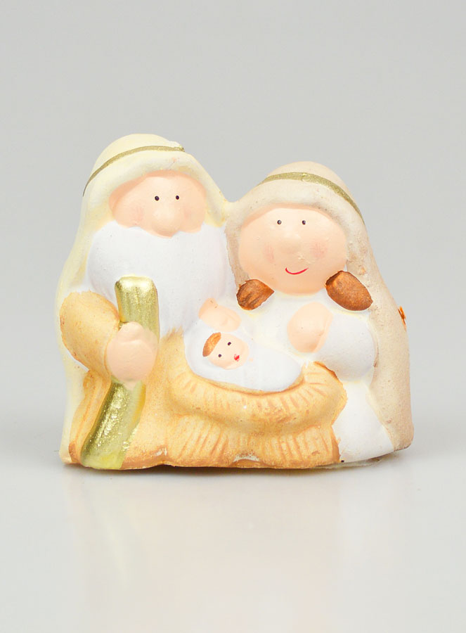 Crèche Nativité de Noël - 7,5cm (pic 1)