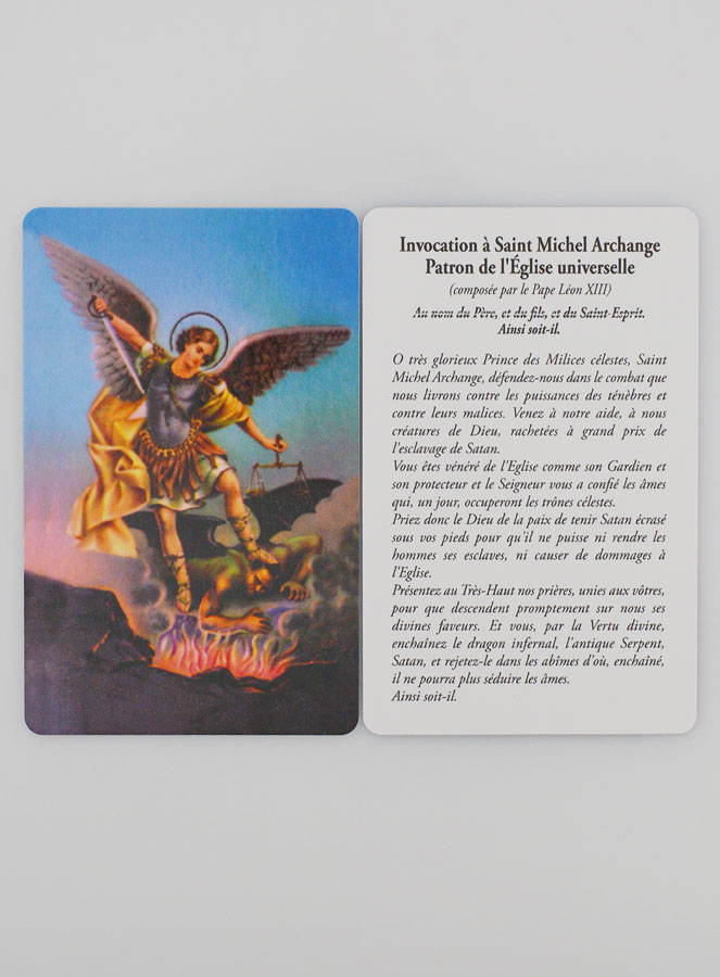 Carte de prière Saint Michel Archange (pic 3)