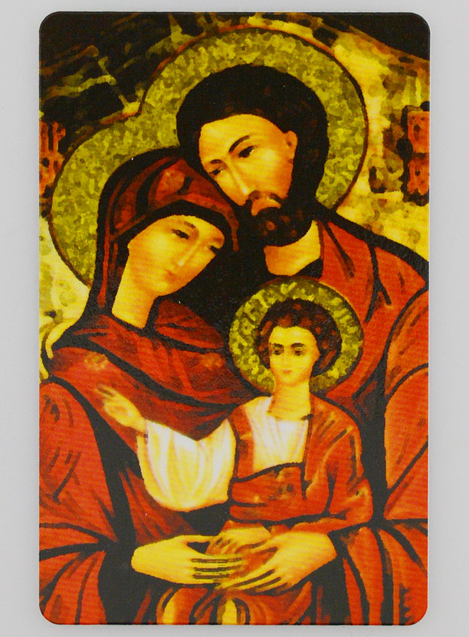 Carte de prière Sainte Famille (pic 1)