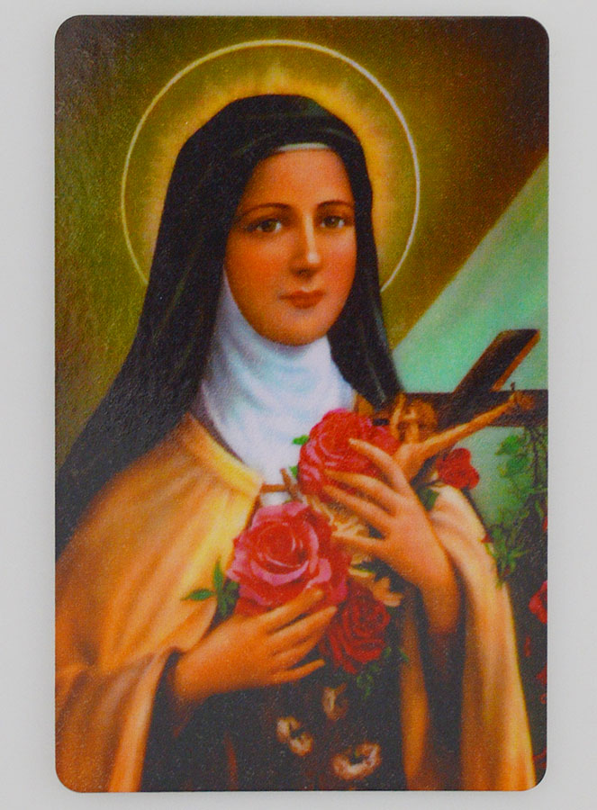 Carte de prière Sainte Thérèse (pic 1)
