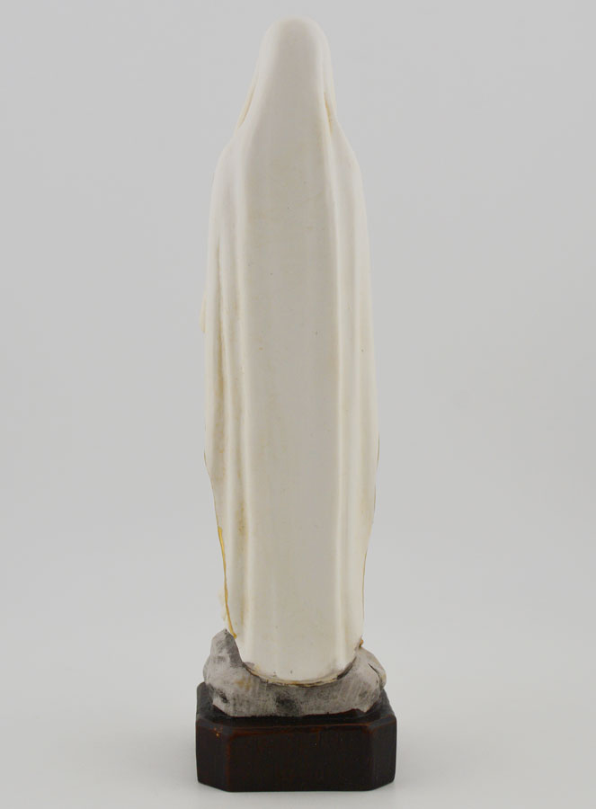 Statue Vierge Marie de Lourdes Polychromée - 15cm (pic 4)