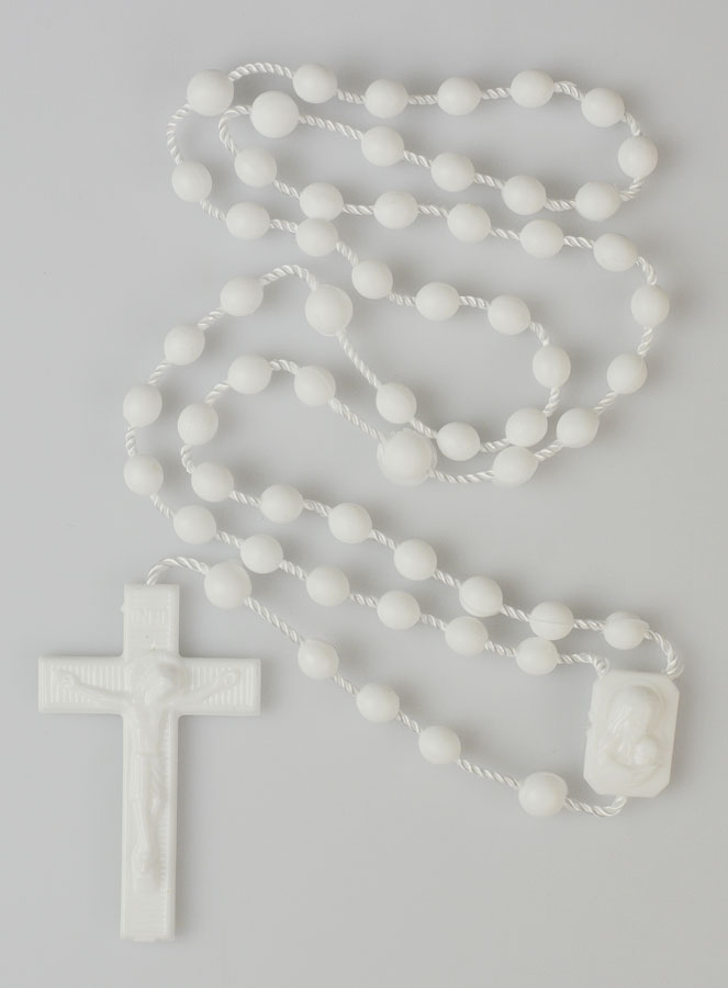 Chapelet Plastique Mode Blanc (pic 1)