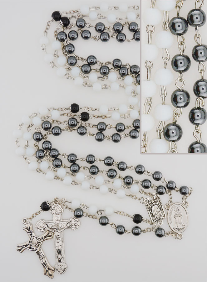 Lot Chapelet Noir Chapelet Blanc (pic 1)