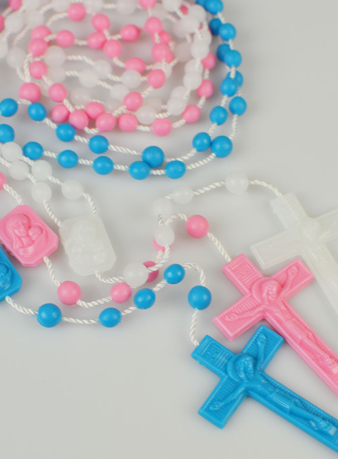 Lot Chapelet Fluo Chapelet Rose Chapelet Bleu (pic 3)
