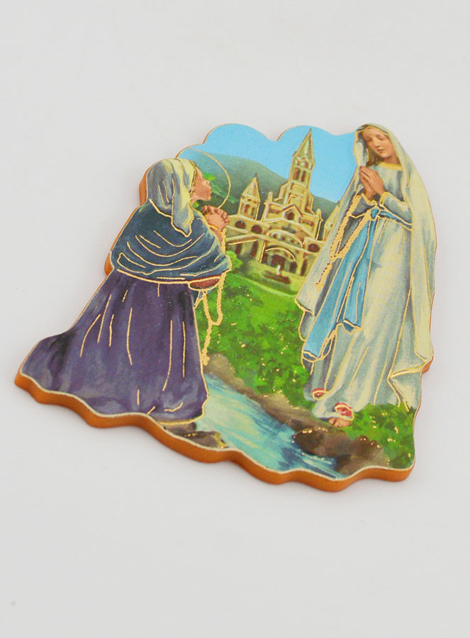 Magnet Notre Dame de Lourdes et Sainte Bernadette (pic 2)