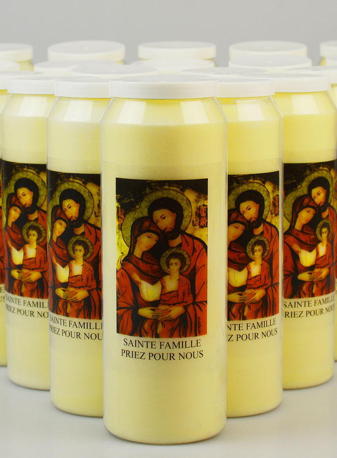 Lot de 20 Bougies de Neuvaine Sainte Famille (pic 3)