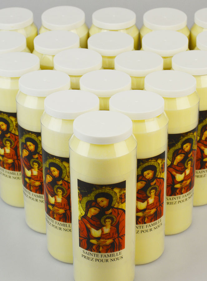 Lot de 20 Bougies de Neuvaine Sainte Famille (pic 4)