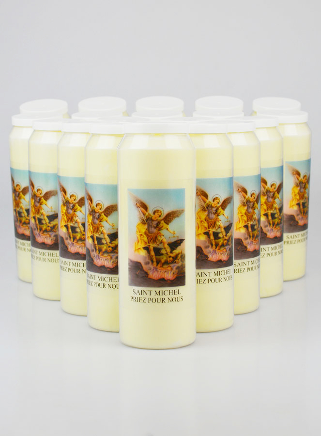 Lot de 20 Bougies de Neuvaine Saint Michel Archange (pic 1)