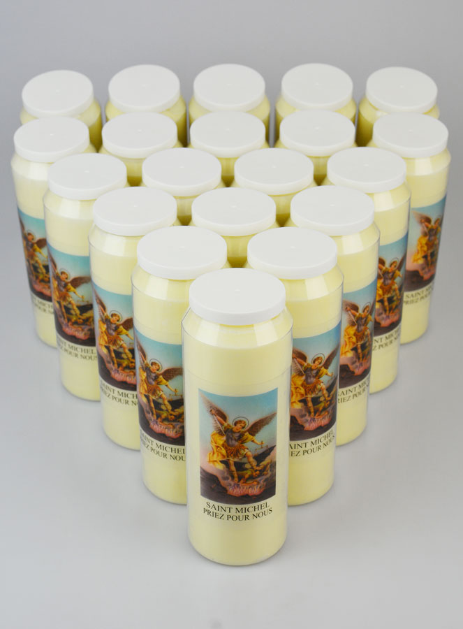 Lot de 20 Bougies de Neuvaine Saint Michel Archange (pic 2)