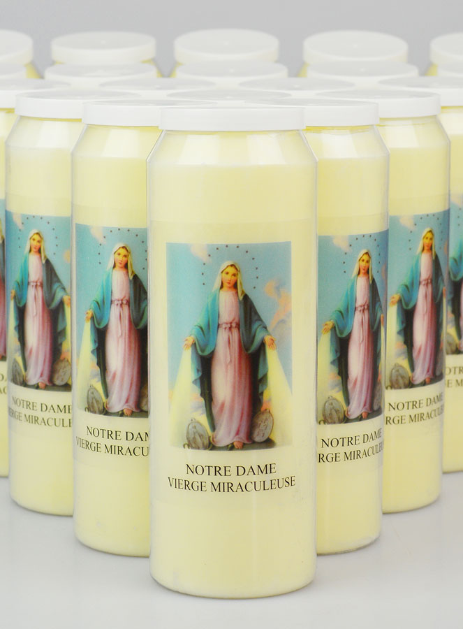 Lot de 20 Bougies de Neuvaine Vierge Miraculeuse (pic 3)