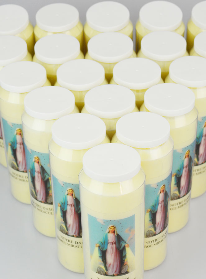 Lot de 20 Bougies de Neuvaine Vierge Miraculeuse (pic 4)