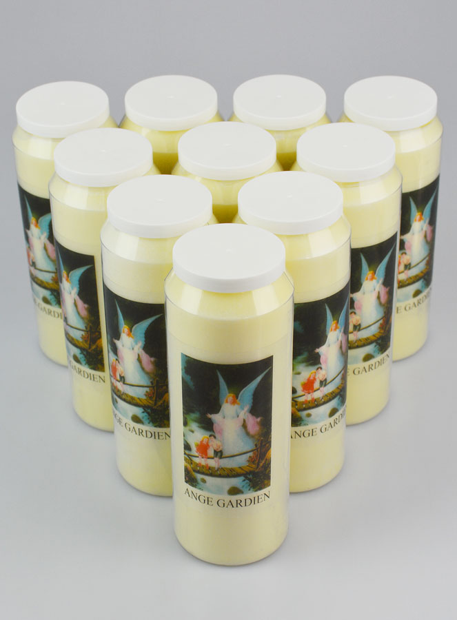 Lot de 10 Bougies de Neuvaine Ange-Gardien (pic 2)