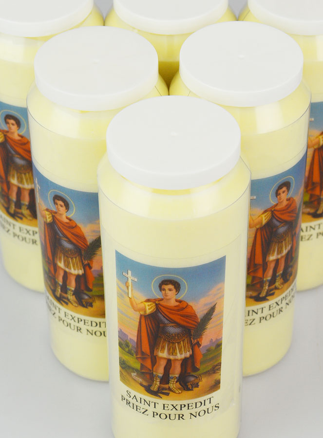 Lot de 6 Bougies de Neuvaine Saint Expédit (pic 4)