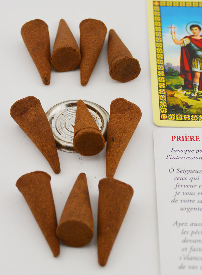 Encens Saint Expédit en Cones (pic 2)
