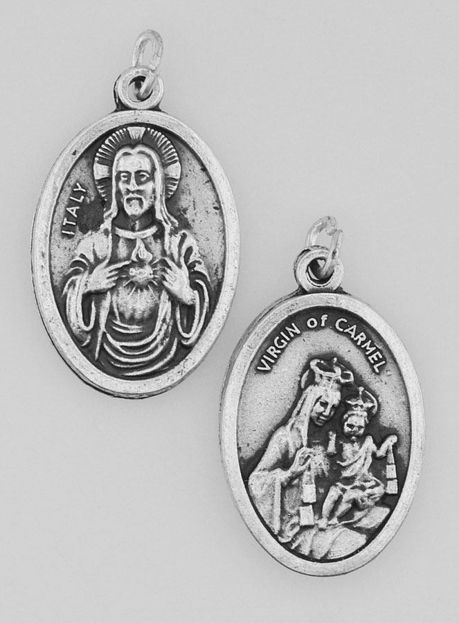Médaille Religieuse du Scapulaire Argentée (pic 2)