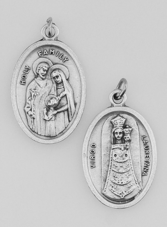 Médaille Religieuse Sainte Famille Argentée (pic 2)