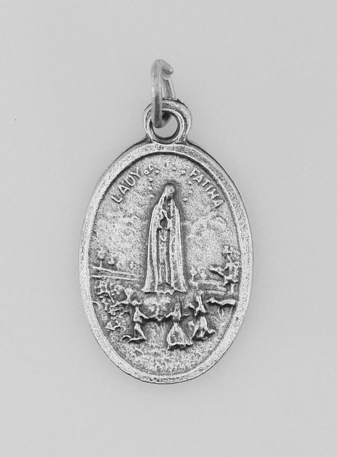 Médaille Religieuse Notre Dame de Fatima Argentée (pic 1)